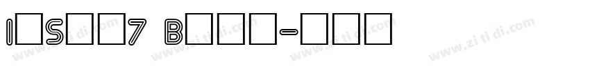 Inset7 Bold字体转换